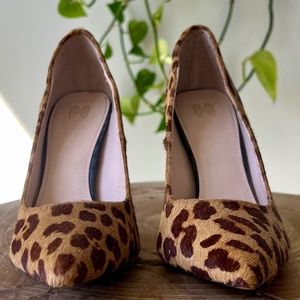 Leopard print heels